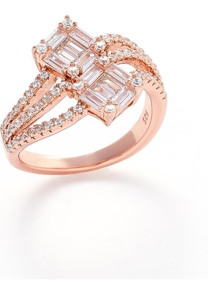 Kadın Gümüş Dalga Model Yüzük