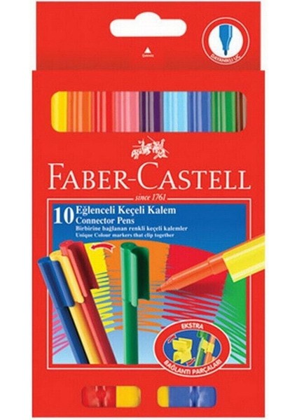 Fabercastell Eğlenceli Keçeli Kalem 10 Renk 111500