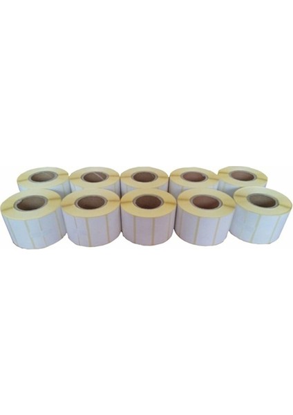 40MM x 58MM Termal Barkod Etiketi 1.000'LIK Sarım 5 Rulo