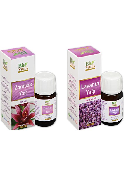 Zambak ve Zencefil-Aromatik Masaj-Cilt Bakım Yağ Seti