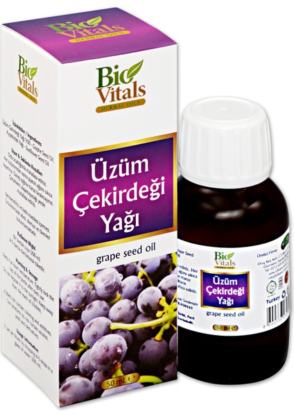 Üzüm Çekirdeği Yağı 50 ml