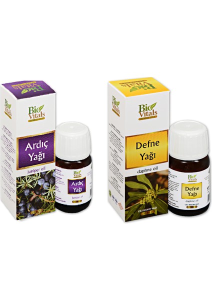 Ardıç ve Defne-Aromatik Masaj-Cilt Bakım Yağ Seti