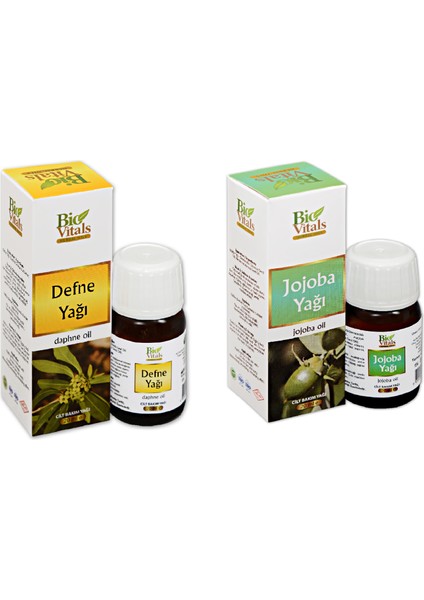 Defne ve Jojoba- Aromatik Masaj-Cilt Bakım Yağ Seti