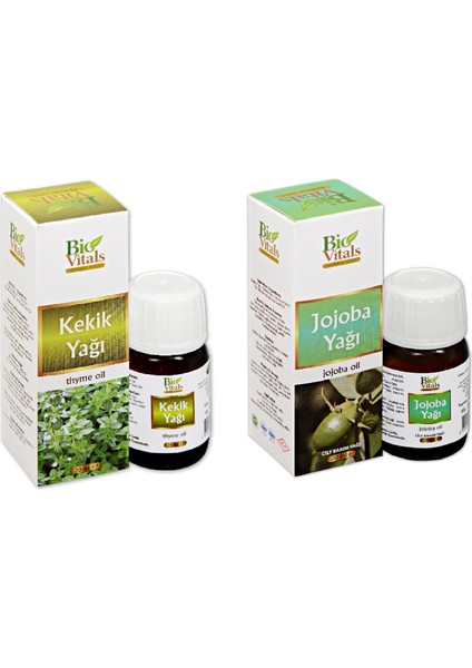 Kekik ve Jojoba-Aromatik Masaj-Cilt Bakım Yağ Seti