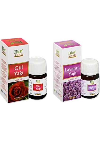 Gül ve Zencefil-Aromatik Masaj-Cilt Bakım Yağ Seti
