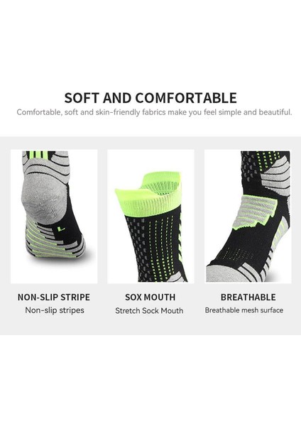 Nefes Alabilir Dış Mekan Koşu Futbol Çorapları (Yurt Dışından) fiyatları