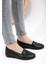 Kaof Shoes Kadın Siyah Anne Babet Ayakkabı Anne Ayakkabısı Kadın Günlük Ayakkabı Kadın Klasik Ayakkabı Anne Ayakkabı Ayzen
