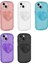 Apple iPhone 13 Kılıf Kamera Korumalı Kalp Pop Soketli Renkli Ofro Kapak Siyah 2