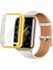Huawei Watch Fit 2 Akıllı Saat Silikon Kasa Koruyucu Gard 02 Altın 2