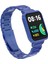 Xiaomi Redmi Watch 2 Lite Metal Katlamalı Kordon Kayış KRD-60 Lacivert 1