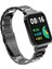 Xiaomi Redmi Watch 2 Lite Metal Katlamalı Kordon Kayış KRD-60 Siyah 1