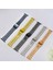 Apple Watch Seri 6/SE/5/4 Şeritli Bakla Tasarımlı Metal Kordon KRD-54 44mm Lacivert 3