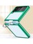 Qichenga Samsung Galaxy Z Flip 3 Parmak Yüzük Şeffaf Kaplama Sert Pc Koruma Cep Telefonu Kılıfı (Yurt Dışından) 4