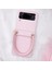 Qichenga Samsung Galaxy Z Flip 3 Bilek Bandı Macaron Hard Pc Her Şey Dahil Menteşe Tam Koruma Cep Telefonu Kılıfı (Yurt Dışından) 1