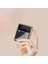 Qichenga Samsung Galaxy Z Flip 3 Karbon Fiber Ekleme Kaplama Temperli Cam Koruma Cep Telefonu Kılıfı Kapağı (Yurt Dışından) 3
