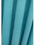 Taç Turkuaz Petek Kadife Dokulu Fon Perde, 1/3 Sık Pile, 550 x 260 cm 3