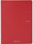 : Ecoqua Orginal Tel Zımbalı Çizgisiz Defter : Cherry : A5 (40 Yaprak - 90 Gr) 2