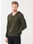 Fabrika Comfort Kapüşon Yaka Düz Haki Erkek Sweat Shirt cm Swt 4 2