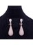 Rose Gold Taşlı Sallantılı Küpe 2