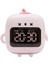 Çocuklar Dijital Çalar Saat Kolay Ayar Erteleme Işlevi Çocuklar Için Gençler Yetişkinler Pembe (Yurt Dışından) 2