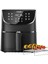 Premium XXL 5.8-Quart ( 5.5 Litre ) - Wi-Fi özellikli 1700W Dokunmatik Panelli Yağsız AirFryer Fritöz - Siyah 1