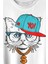 Gözlüklü Kedi Cat Glasses Yo Momy Dolar Baskılı Tişört Unisex T-Shirt 2