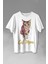 Cat Mom Kedi Mother Annesi Sevimli Masum Rengarenk Kedi Çizim Silüeti Baskılı Tişört Unisex T-Shirt 1