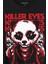Katil Gözler Killer Eyes Panda Baskılı Tişört Unisex T-Shirt 2