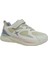 Beyaz Lila Pembe Cırtlı Sneakers Spor Ayakkabı 1