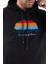 Süzene Nakış Ayı Baskılı Kapüşonlu Lacivert Sweatshirt Polarlı 1