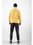 Süzene Nakış Ayı Baskılı Kapüşonlu Hardal Sweatshirt Polarlı 4