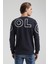 New World Polo Bisiklet Yaka Lacivert Slim Fit Sweatshirt 22FWM60126 4