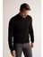 Premium Regular Fit Yarım Balıkçı Yaka Boğazlı Triko Kazak Y0801AZ22AU 1