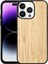 Iphone 14 Pro Max (Bambu) Için Manyetik Katı Ahşap Telefon Kasası (Yurt Dışından) 1