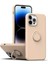 Iphone 14 Pro Max (Pink) Için Ring Kickstand Silikon Telefon Kılıfı (Yurt Dışından) 1