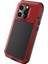 Iphone 14 Pro Max (Kırmızı) Için Şok Geçirmez Su Geçirmez Silikon Çinko Alaşımlı Kasa (Yurt Dışından) 2