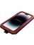 Iphone 14 Pro Max (Kırmızı) Için Şok Geçirmez Su Geçirmez Silikon Çinko Alaşımlı Kasa (Yurt Dışından) 4