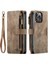 C30 iPhone 14 Pro Max (Brown) Için Çok Fonksiyonlu Telefon Deri Çantası (Yurt Dışından) 1