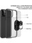 Iphone 14 Pro Max (Siyah) Için Şeffaf Tpu Akrilik Yüzük Tutucu Telefon Kılıfı (Yurt Dışından) 3