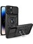 Iphone 14 Pro Max (Siyah) Için Kayar Kamera Kapağı Tasarımı Tpu Telefon Kılıfı (Yurt Dışından) 1