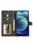Iphone 14 Pro Max (Siyah) Için Lc.imeeke Buzağı Dokusu Yatay Flip Deri Kasa (Yurt Dışından) 4