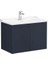 Root Classic 80 cm Lacivert Kapaklı Banyo Dolabı Alt Modül Lavabo 1