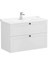 Root Classic 100 cm Açk Gri Çekmeceli Banyo Dolabı Alt Modül Lavabo 1