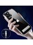 Apple iPhone 14 Plus Kılıf Lüx Silikon L Standlı Şeffaf 3