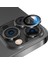 Apple iPhone 14 Pro Uyumlu Kamera Lens Koruma Camı 3D 3 Parça Tekli Mor-Vb Renkli 2