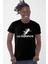 Denge Yok Siyah Kısa Kollu Erkek T-Shirt 1