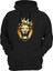 Ormanın Kralları Serisi Aslan Kral Basklı Kalın Kapüşonlu Sweatshirt Hoodie 1