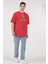 Oversize T-Shirt Hunter Double Kırmızı 3