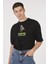 Oversize T-Shirt Hunter Double Siyah 3