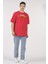Oversize T-Shirt My Hero Acd Kırmızı 2